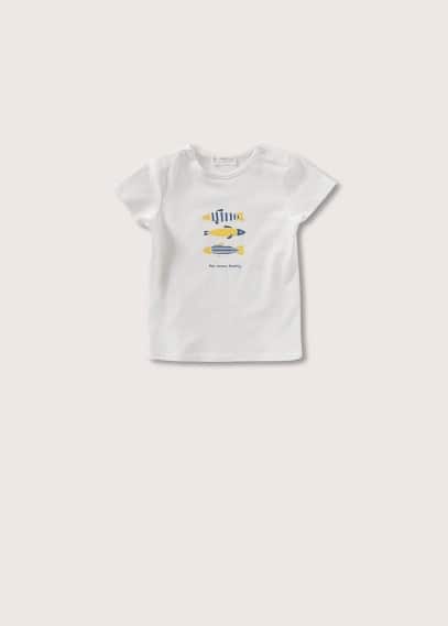 Maglietta cotone pesci