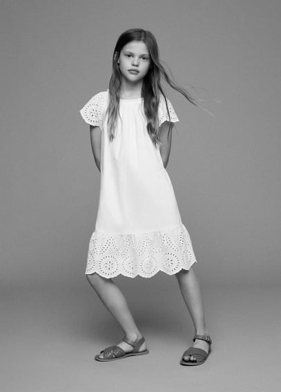 Vestito ricamo svizzero