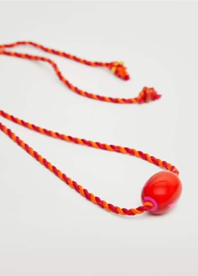 Collana ciondolo resina