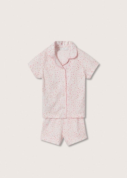 Pigiama fiori cotone