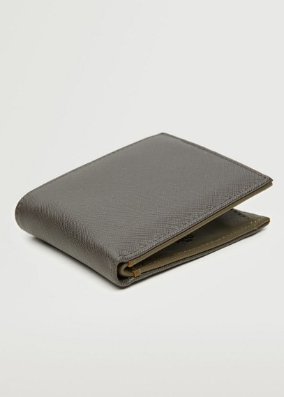 Portafoglio Saffiano anti-contactless