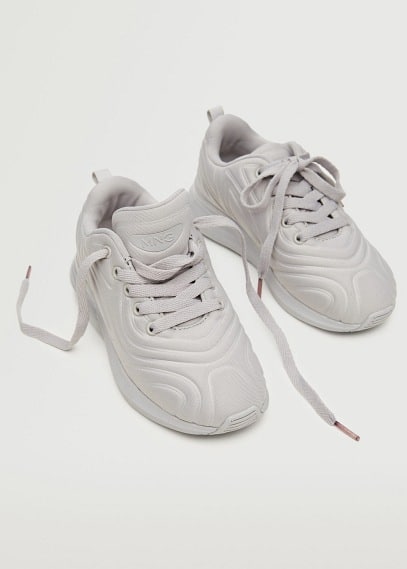 Sneaker texture lacci