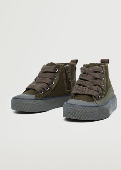 Sneaker stivale lacci