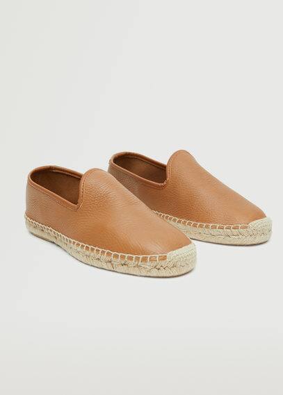 Espadrillas pelle juta