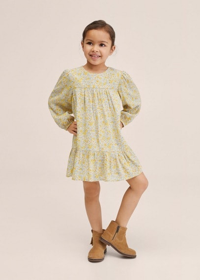 Vestito fiori volant