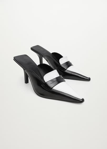 Mocassini pelle tacco