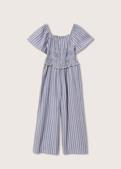 Vestito a tuta lungo righe