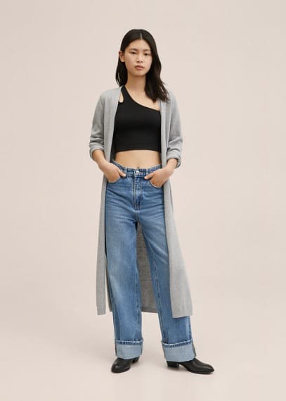 Cardigan maglia cotone