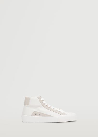 Sneaker sivaletti lacci