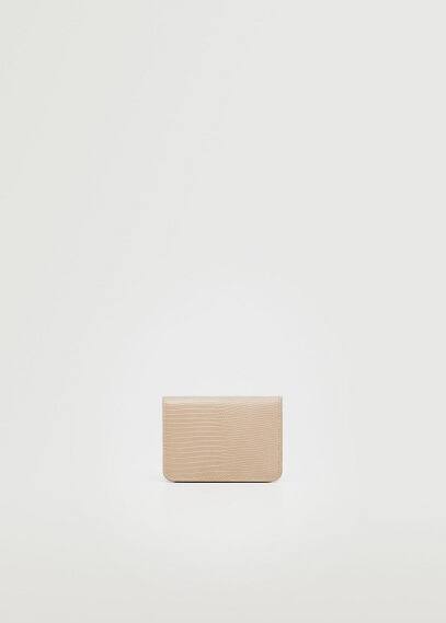 Portacarte effetto serpente