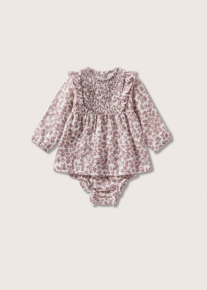 Abito stampato con slip