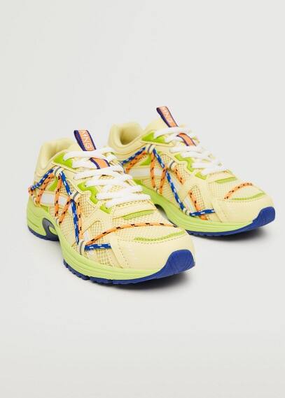 Scarpe sportive con motivi combinati