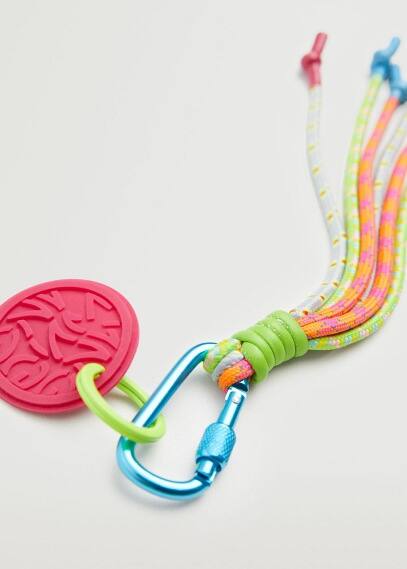 Portachiavi moschettone nodo