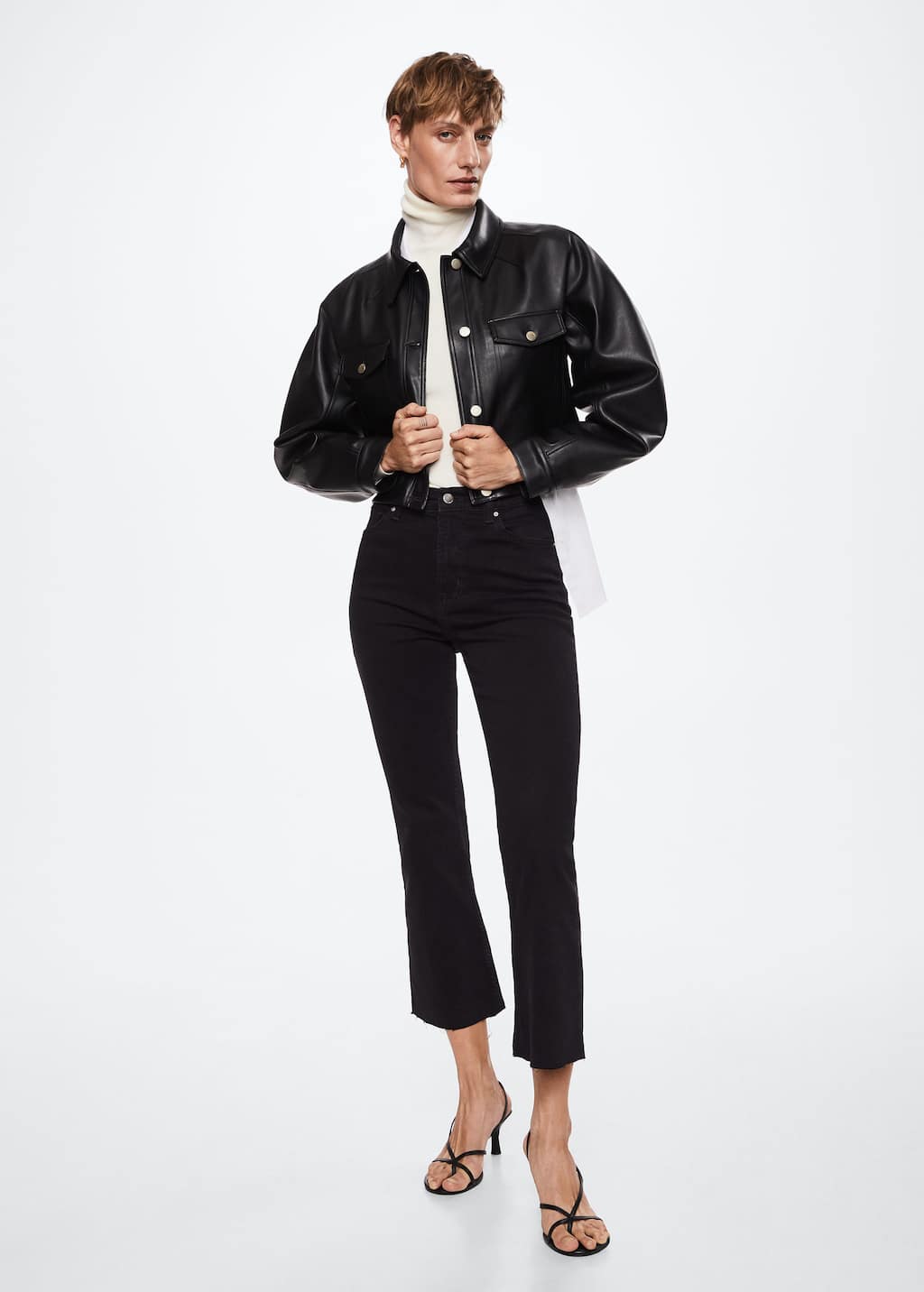 High-waist bootcut jeans - Women | Mango United Kingdom