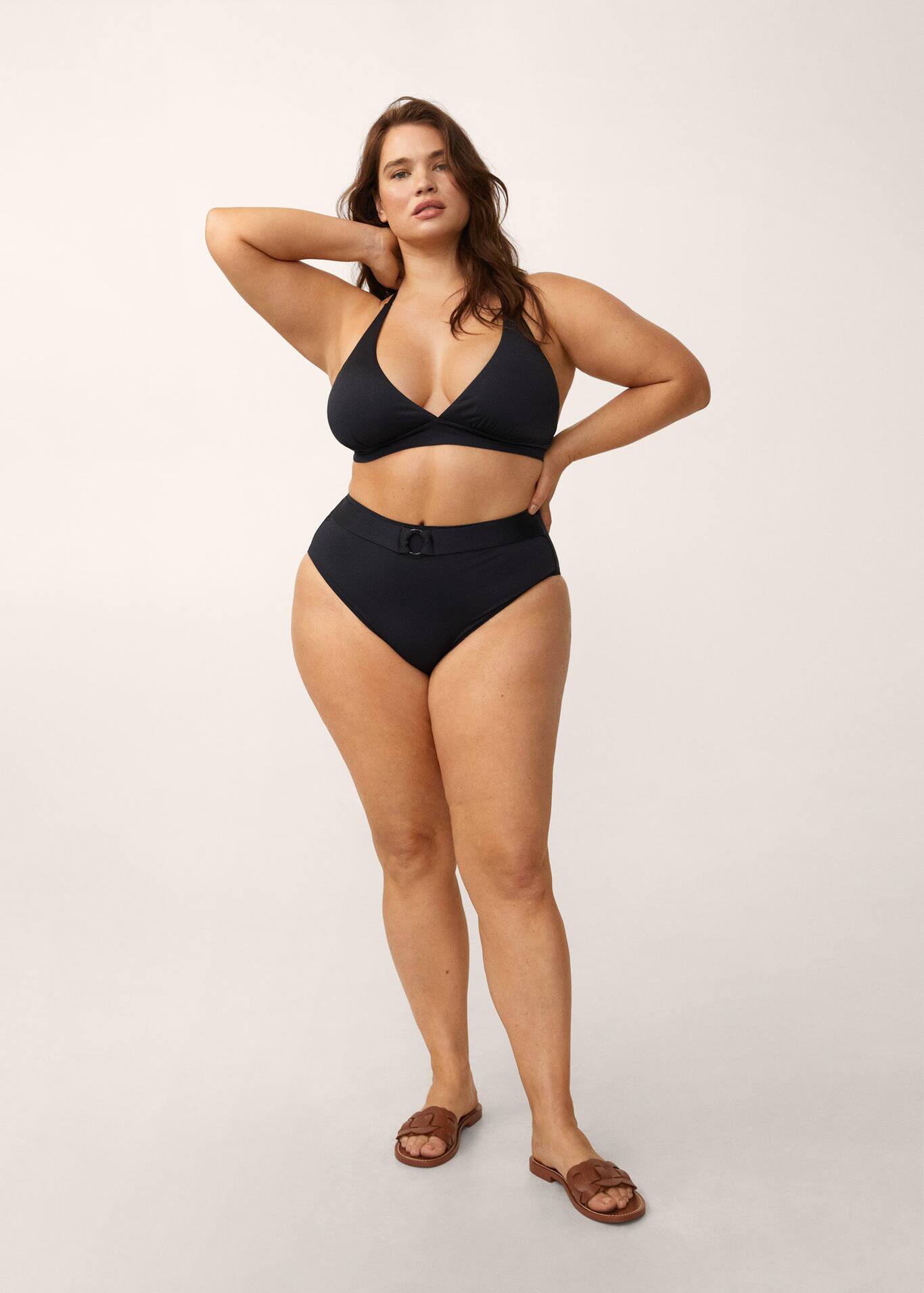 Braguita bikini tiro alto Mujer MANGO OUTLET España