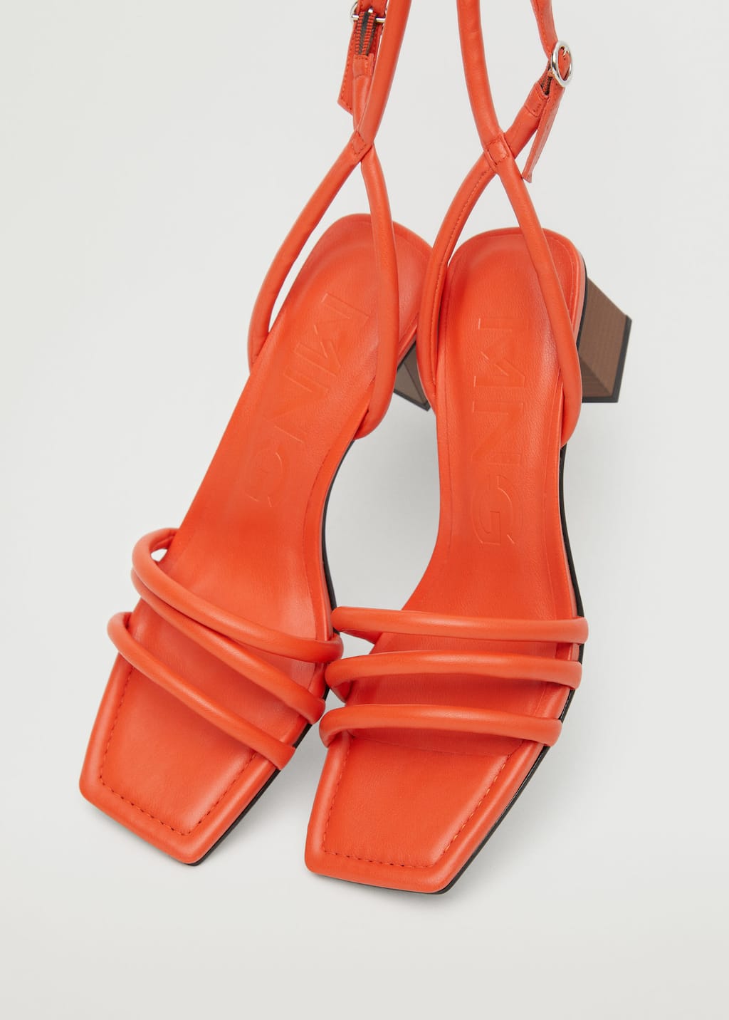 Sandalias Planas Sandalias Rojas Mango Mango MED LILLE HÆL