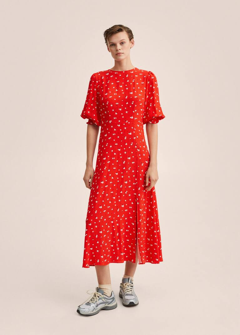 Flower print dress Woman Mango India