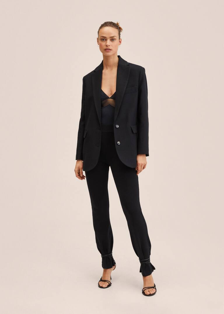 Oversized suit jacket Woman MANGO OUTLET United Kingdom
