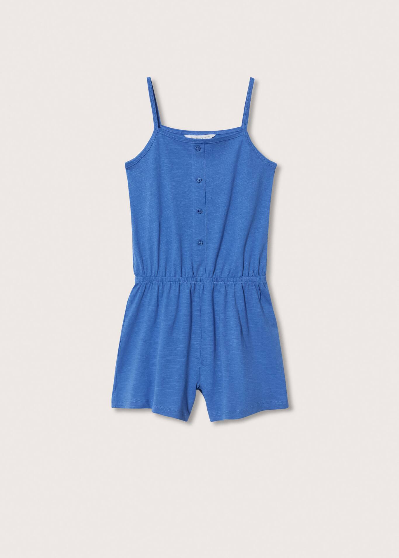 Cotton short jumpsuit Girls MANGO OUTLET Bulgaria