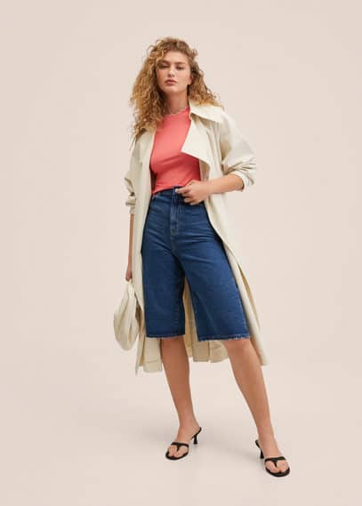 Maglietta bordi ondulati