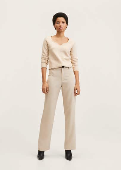 Pullover maglia testurizzato