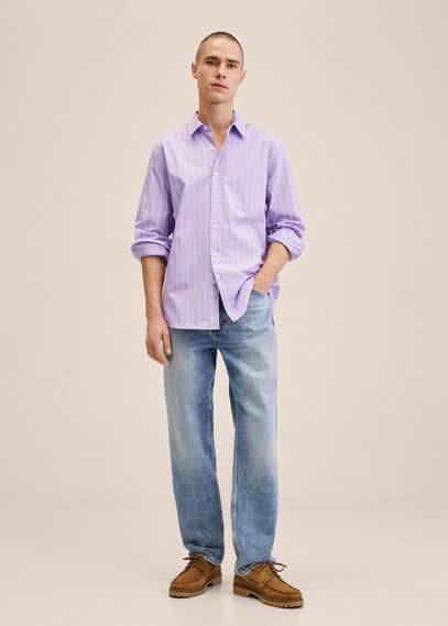 Camicia regular-fit righe