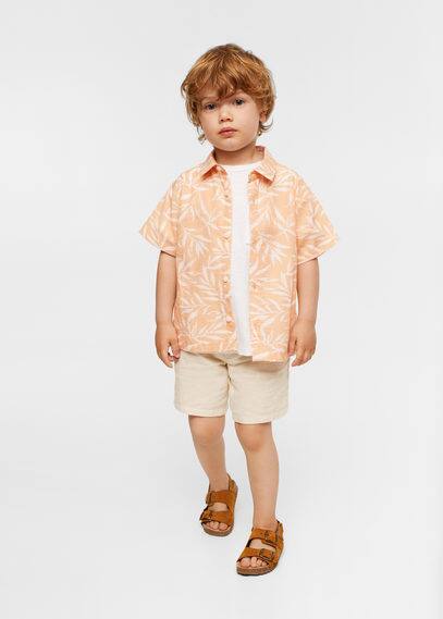 Camicia stampa tropicale