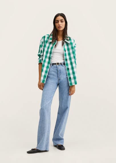 Giacca cotone quadri