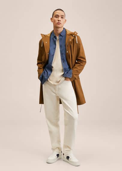 Parka impermeabile cotone