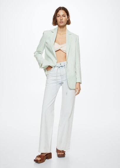 Giacca completo righe