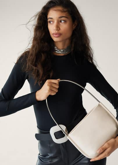 Borsa spalla manico metallo