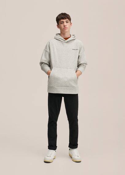 Felpa oversize messaggio