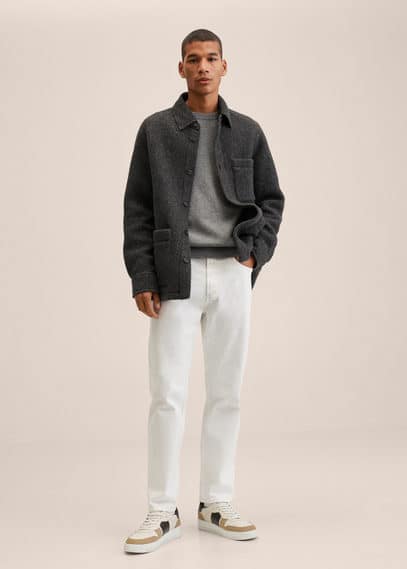 Sovracamicia lana tasche