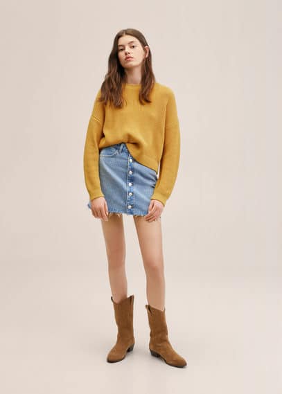 Pullover dettaglio incrociato posteriore