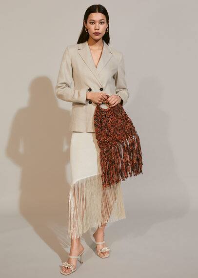 Borsa da mano frange