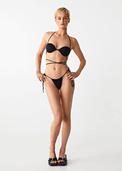 Top bikini schiena incrociata