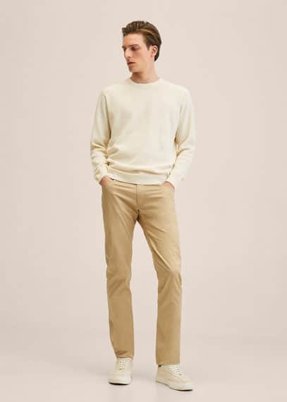 Pantaloni skinny cotone