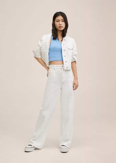 Top crop asimmetrico