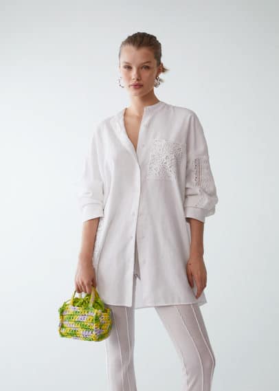 Mini-borsa intrecciata