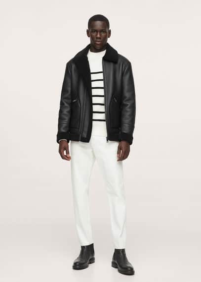 Giubbotto biker double face