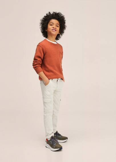 Pullover maglia tasca