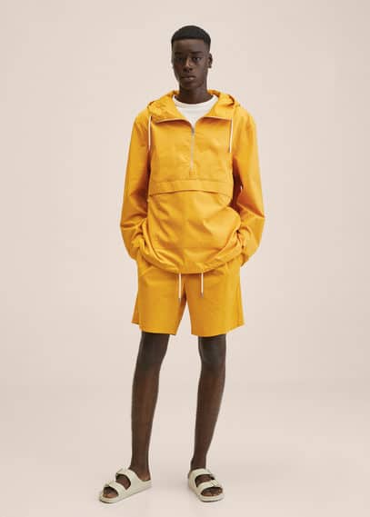 Bermuda cotone laccio