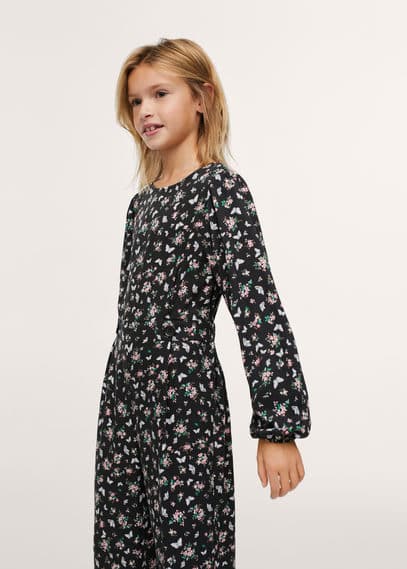 Vestito a tuta stampa farfalle