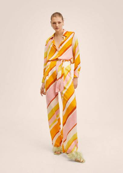 Pantaloni palazzo stampati