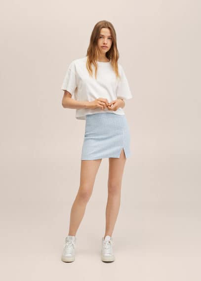 Minigonna quadri vichy