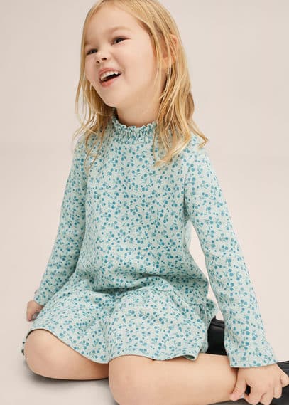 Vestito stampa a coste