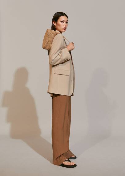 Borsa a tracolla rafia