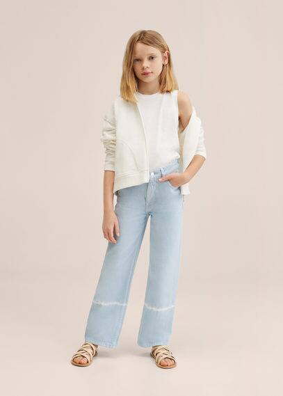 Jeans diritti tie-dye