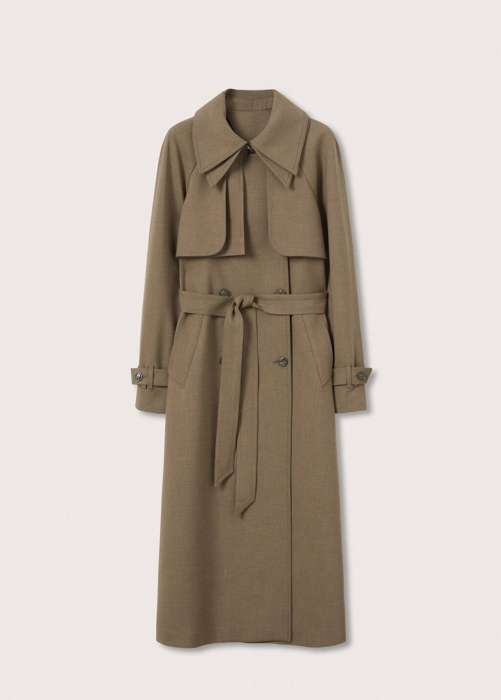 wool trench
