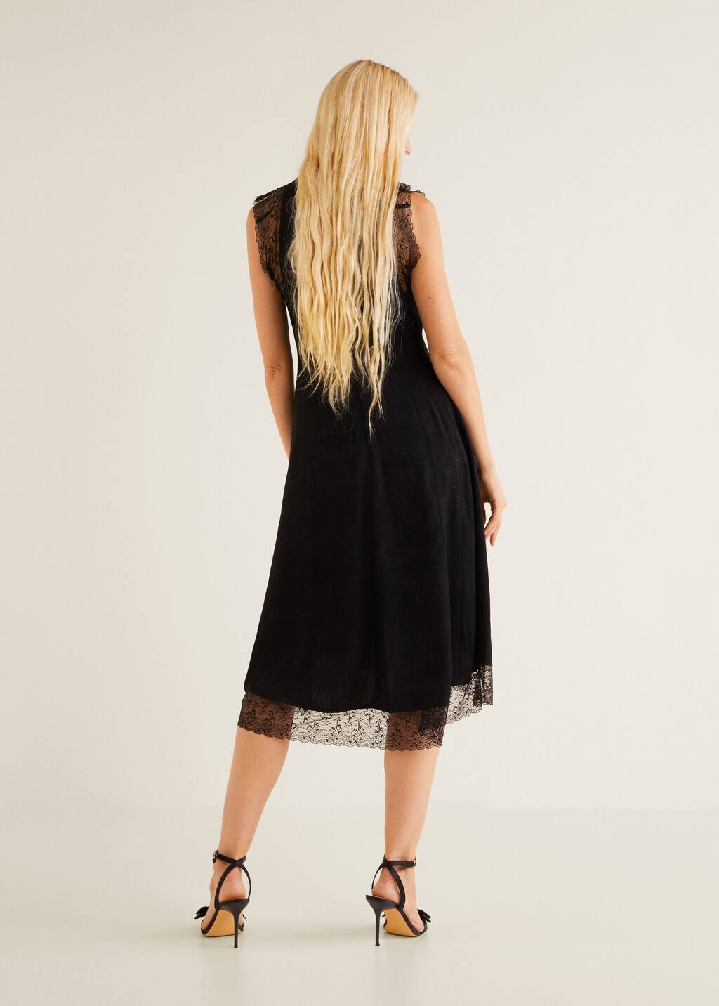 mango jacquard dress